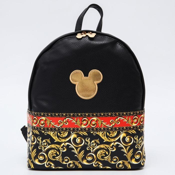 Рюкзак из искусственной кожи «Микки Маус», 24 см×8 см×36 см