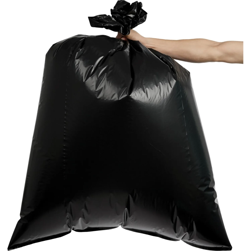 Мешки для мусора ПВД 220л 65мкм 10шт/рул черн 90x130см Концепция Быта