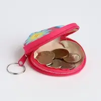 Кошелёк детский &laquo;Цветочки&raquo;, маленький, монетница, МИКС