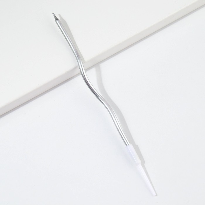 Свечи для торта «Для твоего праздника», серебряные, 10 шт., 15 х 0,5 см Свечи для торта «Для твоего праздника», серебряные, 10 шт., 15 х 0,5 см