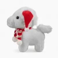 POMPOSHKI мягкая игрушка Лошадка, в шапочке, белая