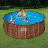 Бассейн каркасный Steel Pro Max, 366&times;122 см, круглый, цвет рейка, 561VN Bestway