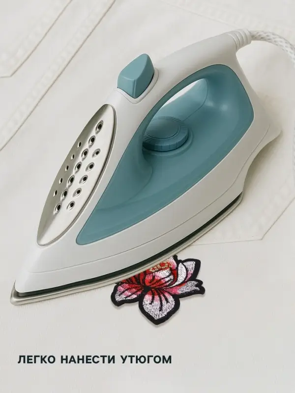 Термоаппликация «Лотос», 8.5×8 см, розовая Термоаппликация «Лотос», 8.5×8 см, розовая