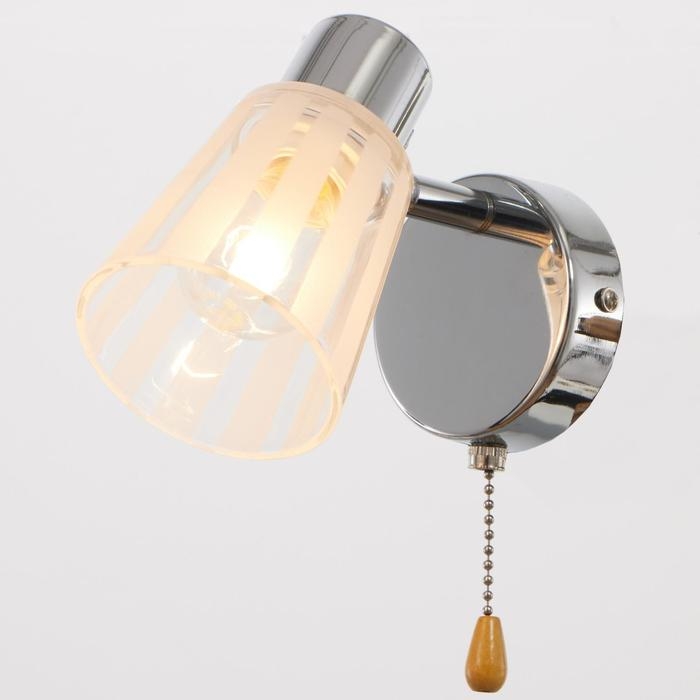 Бра с переключателем 59390/1 E14 40Вт хром 15х11х15 см Бра с переключателем 59390/1 E14 40Вт хром 15х11х15 см
