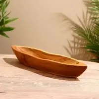 Блюдо «Лодочка», 32×7×5 см, тиковое дерево