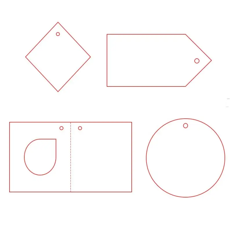 Этикетка бумажная на заказ Paper, M Этикетка бумажная на заказ Paper, M