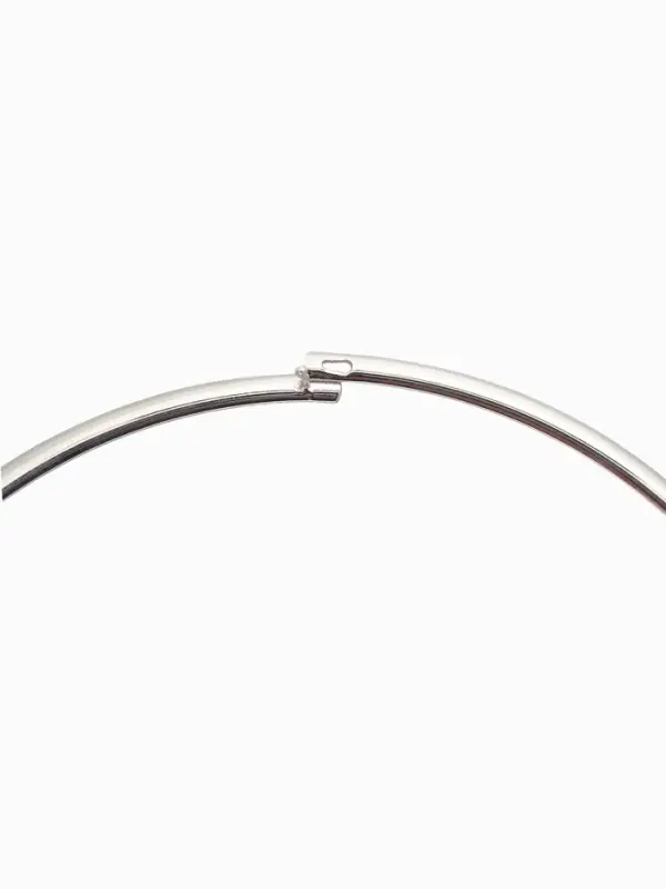 Чокер «Обруч» на шею, цвет серебро