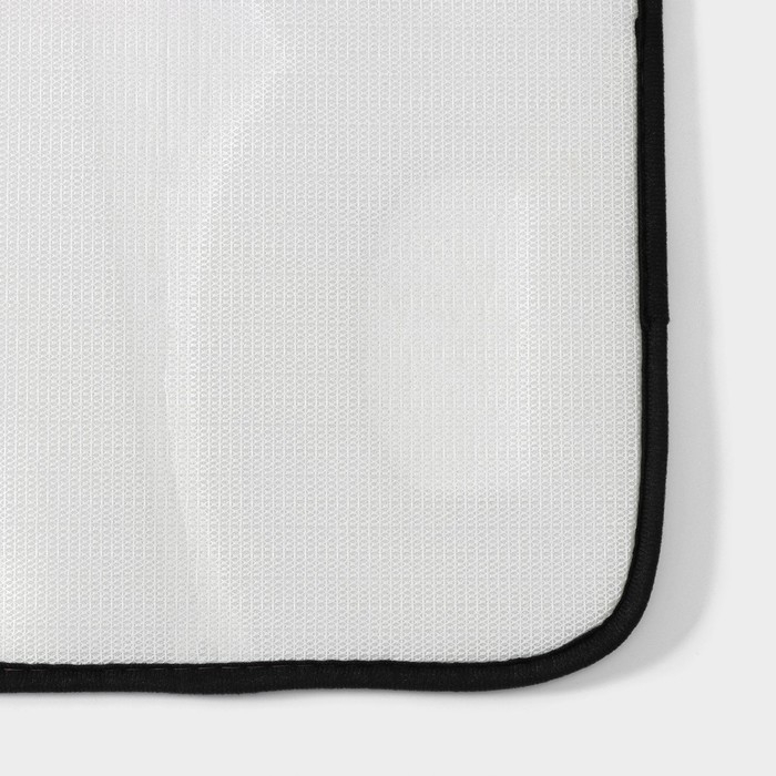 Коврик для ванной и туалета SAVANNA «Bath», 50×80 см, цвет чёрный Коврик для ванной и туалета SAVANNA «Bath», 50×80 см, цвет чёрный