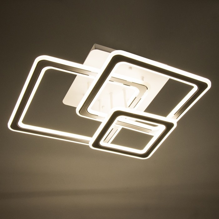 Люстра Люстра "Индира"с ПДУ LED 250Вт 3000-6000Вт белый 53,5х53,5х15см BayerLux