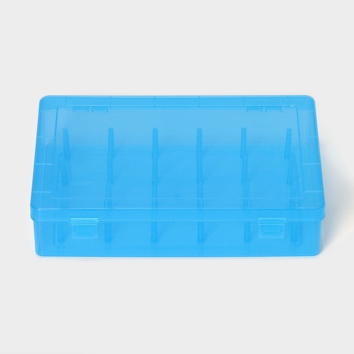 Органайзер для ниток, 24 ячейки, 28×19,5×6 см, цвет МИКС