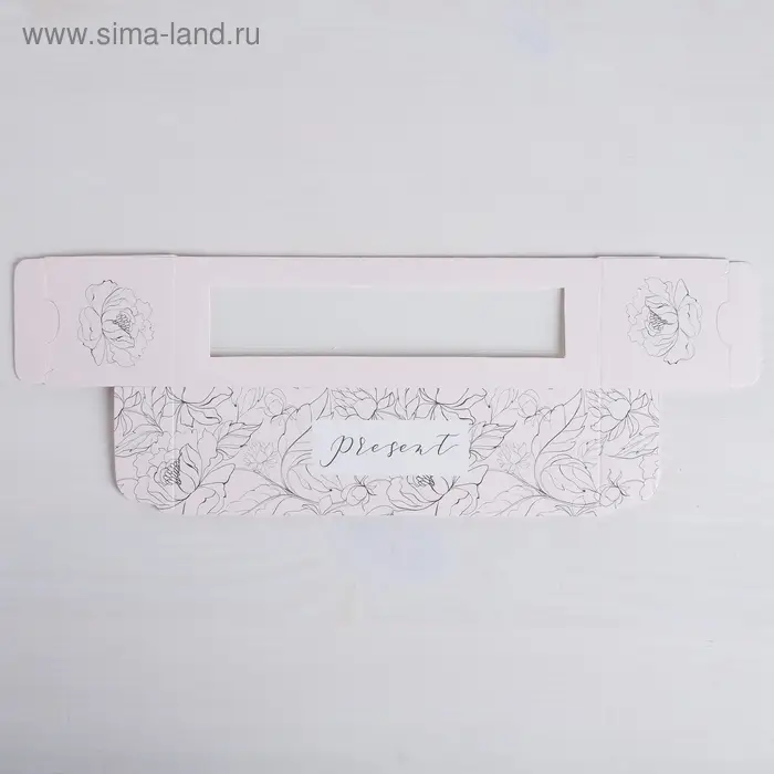 Коробка для макарун, кондитерская упаковка, Present 18 х 5.5 х 5.5 см Коробка для макарун, кондитерская упаковка, Present 18 х 5.5 х 5.5 см