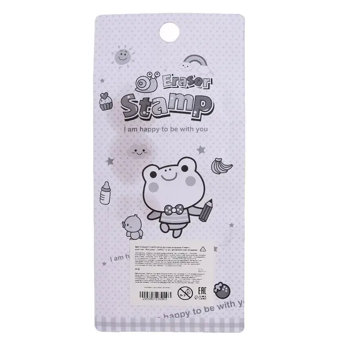 Печать цветная «Рисунки», набор 12 шт., штемпельная подушка, МИКС