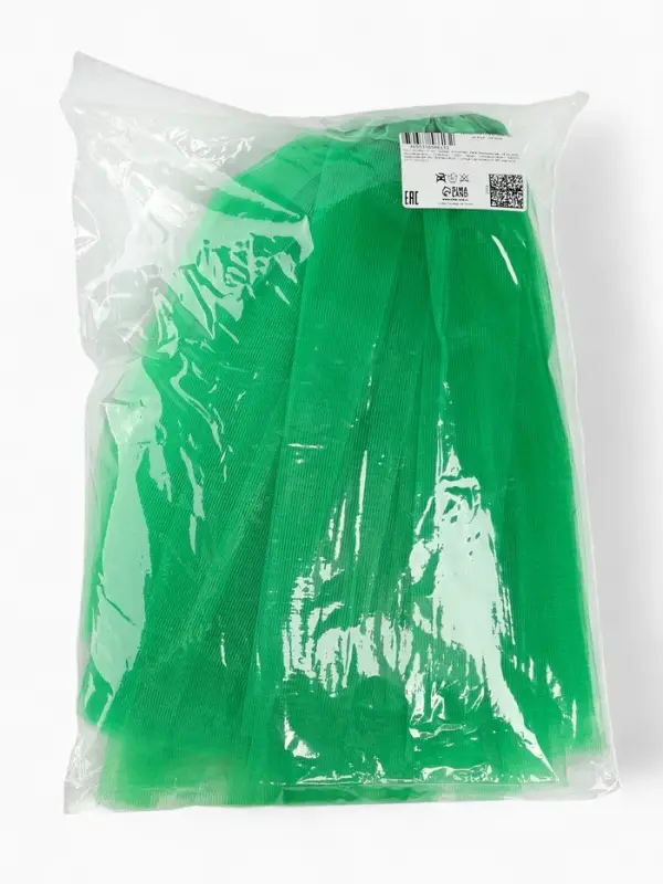 Карнавальная юбка из сетки, цвет зелёный