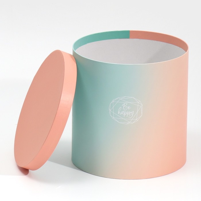 Набор круглых коробок 5 в 1, упаковка подарочная, «Пантон 08», 23 х 23 х 25 ‒ 15 х 15 х 15 см