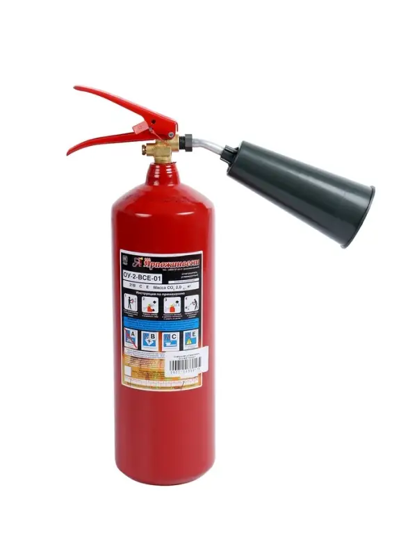Огнетушитель углекислотный ОУ-2 ВСЕ Огнетушитель углекислотный ОУ-2 ВСЕ