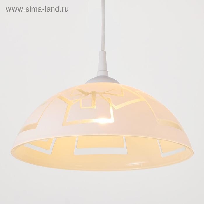 Светильник BayerLux Колпак Светильник BayerLux Колпак "Клесси" 1 лампа E27 40Вт белый д.300