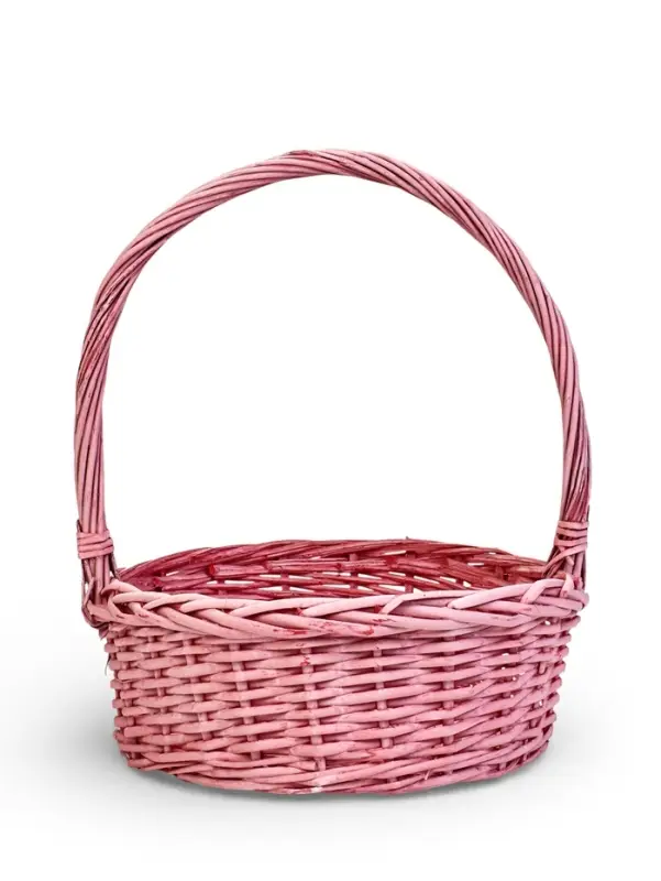 Набор корзин 3 шт ИВА 38x38x14 33x33x12 27х27x12 см ПЛЕТ ручка h=20/18/16 см