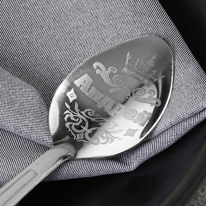 Ложка именная на открытке «Андрей», 3 х 14 см. Ложка именная на открытке «Андрей», 3 х 14 см.