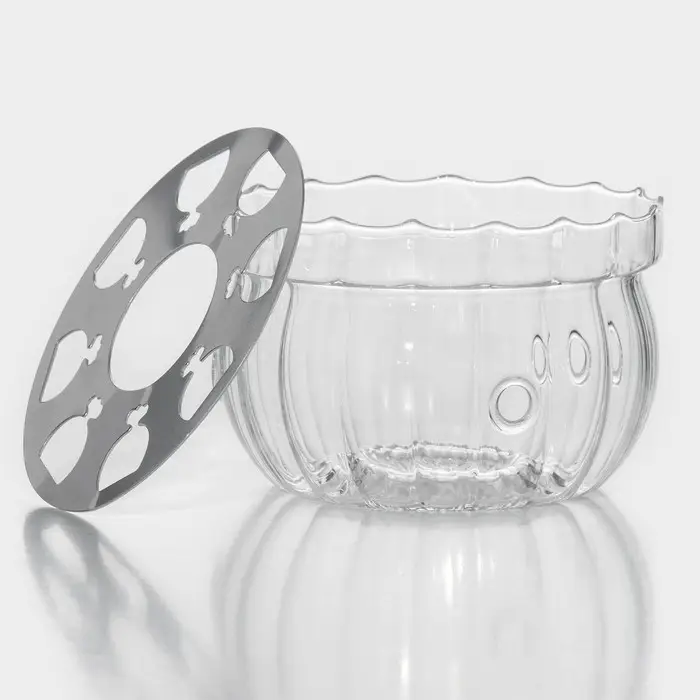 Подставка-подогрев под чайник Доляна &laquo;Диана&raquo;, 13&times;9 см, стекло