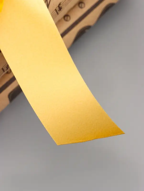 Подарочный бант - шар №3 металлик, цвет золото, для упаковки подарков