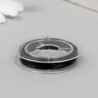 Проволока для бисера 0.3 мм, чёрный, 10 м Проволока для бисера 0.3 мм, чёрный, 10 м