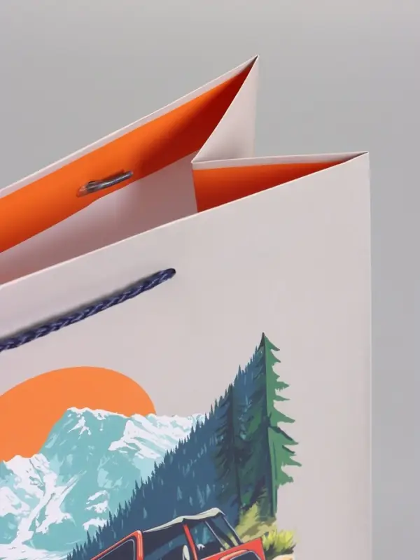 Пакет подарочный "Путь сильных" ламинированный 26 х 12 х 32 см