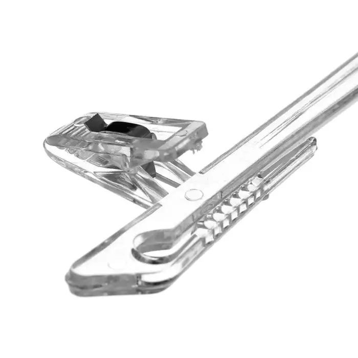 Вешалка для брюк и юбок 27,5×9 см (фасовка 10 шт.), цвет прозрачный Вешалка для брюк и юбок 27,5×9 см (фасовка 10 шт.), цвет прозрачный