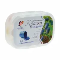 Краска акрил набор 12цв*20мл Луч глянцевые художественные