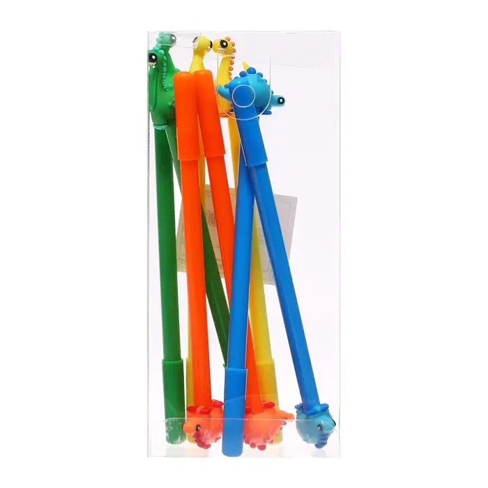 Ручка - прикол гелевая «Динозавр», синий стержень, МИКС Ручка - прикол гелевая «Динозавр», синий стержень, МИКС