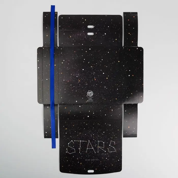 Коробка подарочная, упаковка, &laquo;Stars&raquo;, 20 х 18 х 5 см