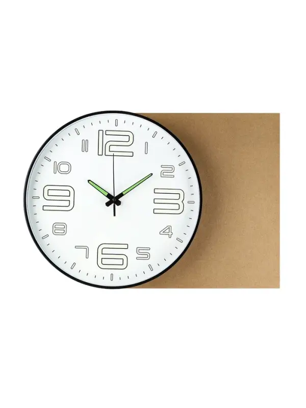 Часы настенные интерьерные &laquo;Классика&raquo;, плавный ход, светящиеся, d=35 см