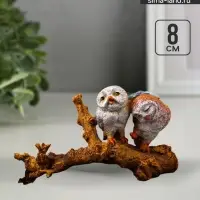 Фигурка полистоун &laquo;Совушки, первая любовь&raquo;, 8&times;13.7&times;5.7 см