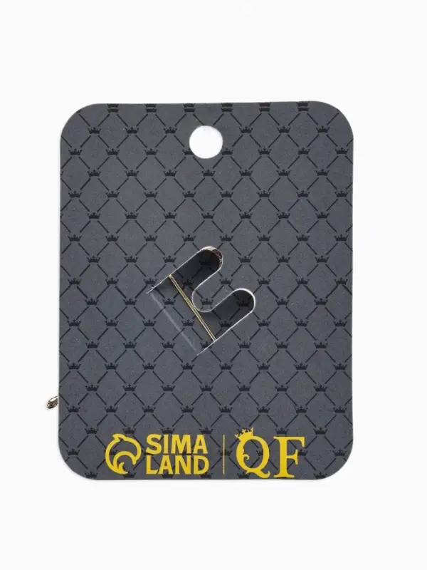 Брошь &laquo;Птица&raquo; аист, стразы, цвет фиолетовый в золоте