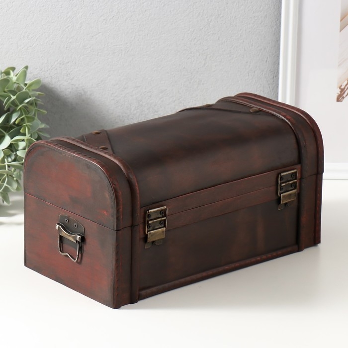 Шкатулка сундук дерево  Шкатулка сундук дерево "Виттория" 29,5х16х15,5 см