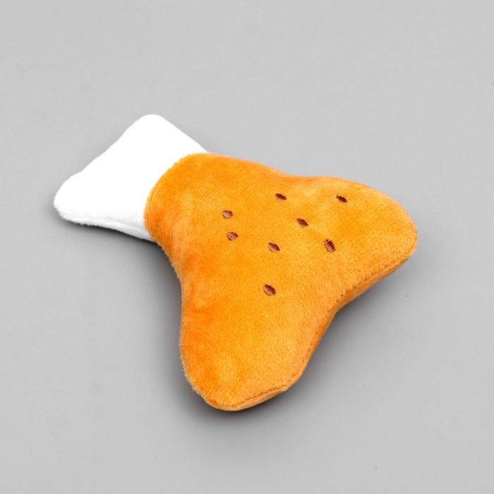 Игрушка для собак Игрушка для собак "Мягкая голень" с пищалкой, 13 см