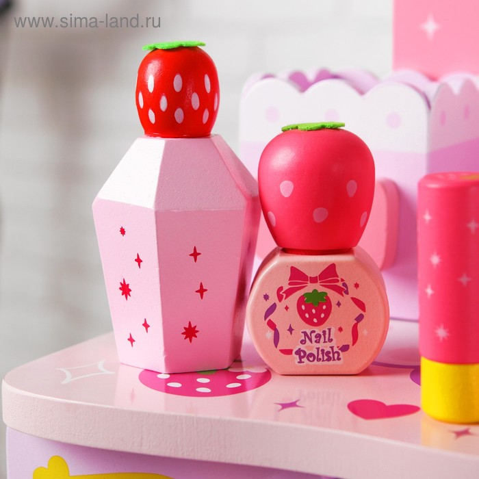 Туалетный столик «Ягодка», принадлежности в наборе Туалетный столик «Ягодка», принадлежности в наборе