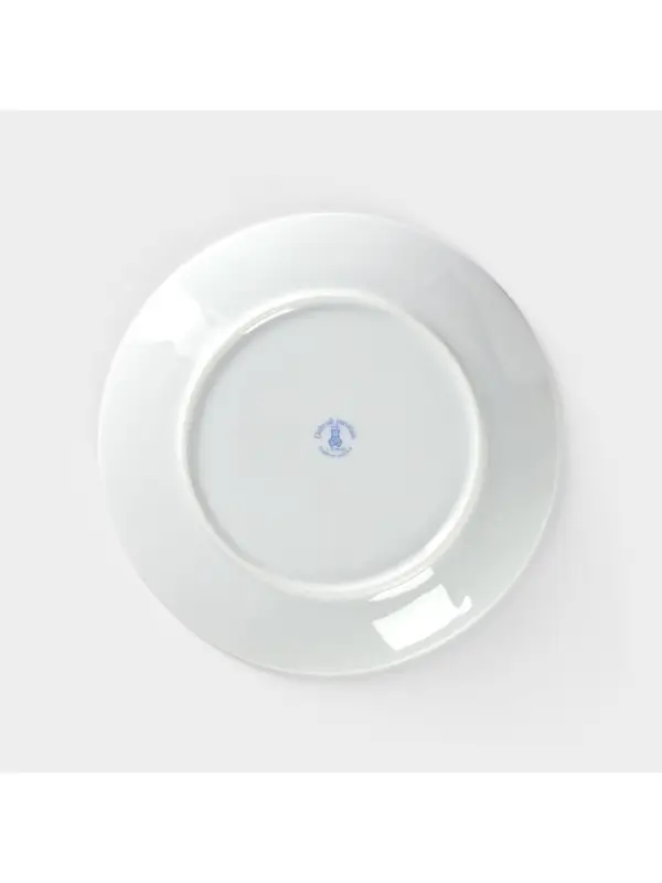 Тарелка Добрушский завод &laquo;Палитра&raquo;, d=24 см, фарфор, белая