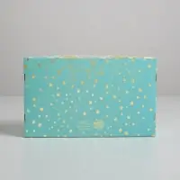 Коробка для эклеров, кондитерская упаковка, 5 вкладышей, &laquo;Для тебя&raquo;, 25.2&times;15&times;7 см