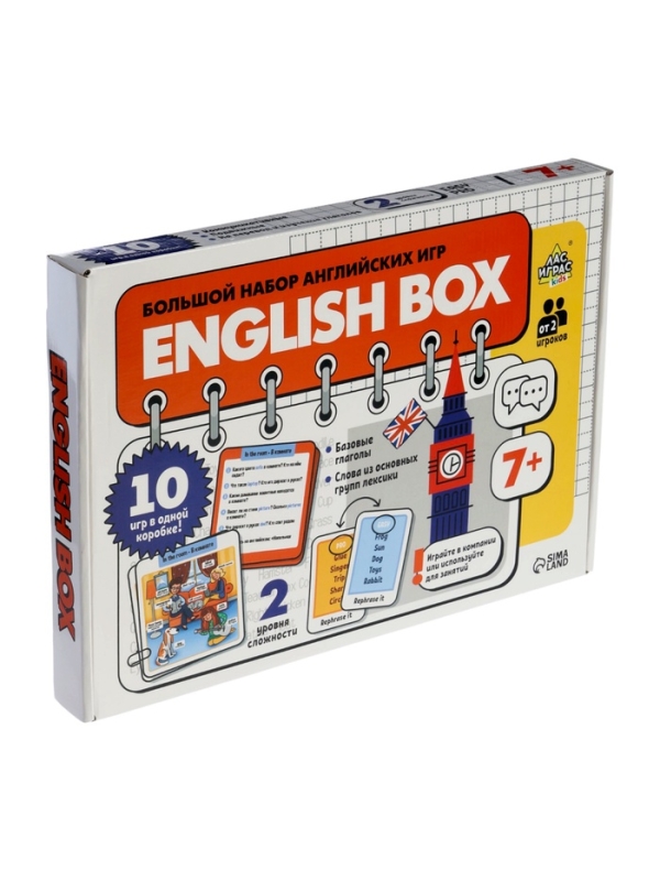 Большой набор английских игр Большой набор английских игр "English box"