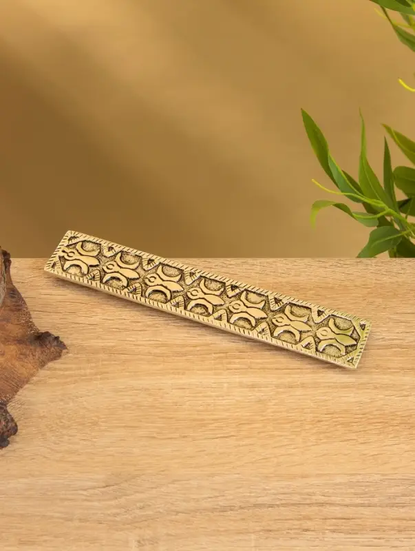 Подставка под благовония  Подставка под благовония "Два полумесяца" алюминий 22 см