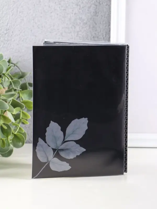 Фотоальбом "Нежность" 36ф 10X15см, ПП карм.,мягкая обложка, черные страницы