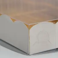 Коробка для кондитерских изделий с PVC крышкой &laquo;Счастья в новом году!&raquo;, 15 х 15 х 3 см