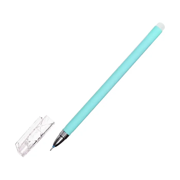 Ручка гелевая со стираемыми чернилами 0,5 мм, стержень синий, корпус с рисунком МИКС