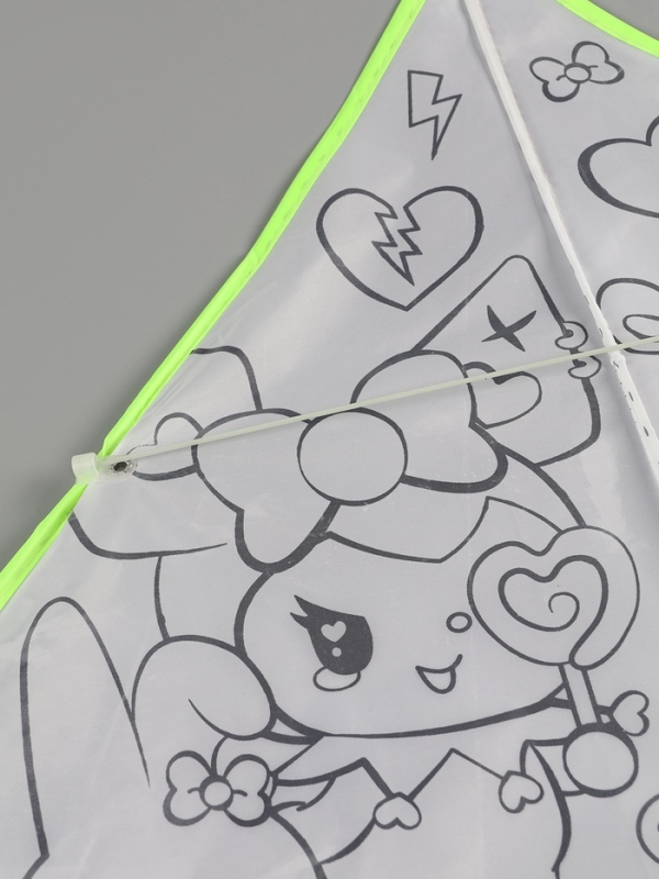 Funny toys Воздушный змей - раскраска,кролик и друзья, 80 см Funny toys Воздушный змей - раскраска,кролик и друзья, 80 см