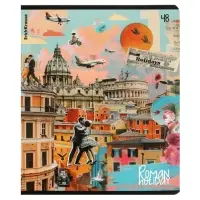Тетрадь 48 листов в клетку, ErichKrause Roman Holiday, 60 г/м&sup2;, МИКС