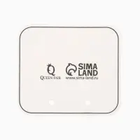 Серьги "Вишня" двойные, цвет красный в серебре