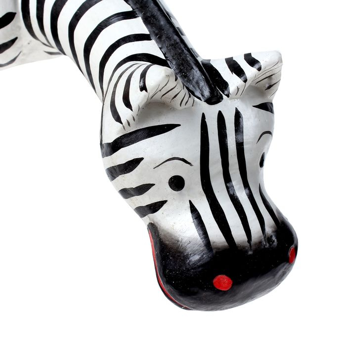 Сувенир дерево  Сувенир дерево "Подглядывающая зебра" 24х17х7 см
