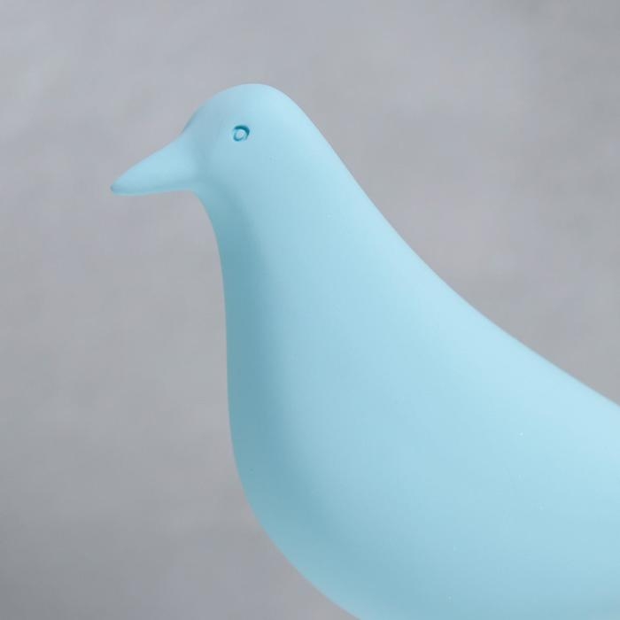 Сувенир полистоун Сувенир полистоун "Птица - длинные лапки" нежно-голубая 22х15 см