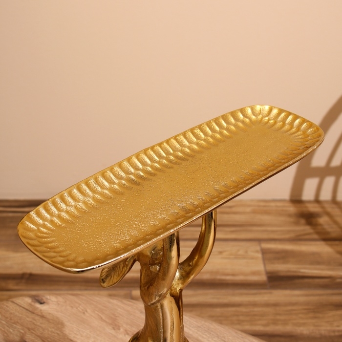 Блюдо Блюдо "Зайка" алюминий 24х38х48 см