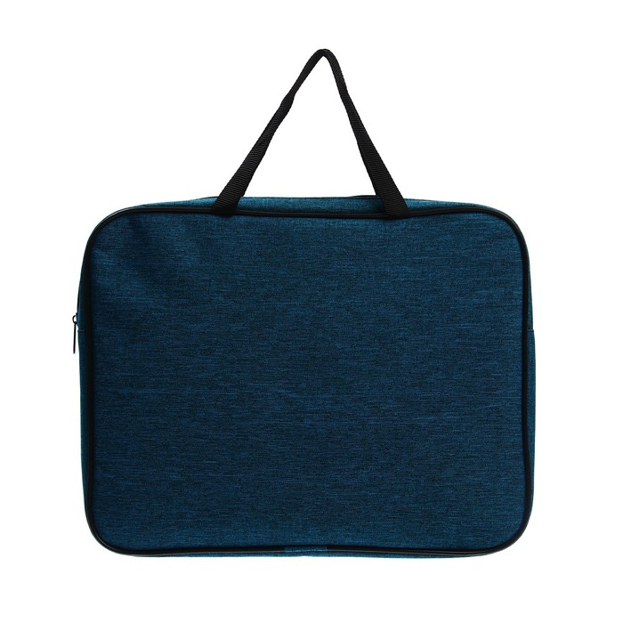 Папка с ручками А4, 350 х 270 х 60 мм, текстильная, Офис Премиум ПДМ-111 Папка с ручками А4, 350 х 270 х 60 мм, текстильная, Офис Премиум ПДМ-111 "Аквамарин"